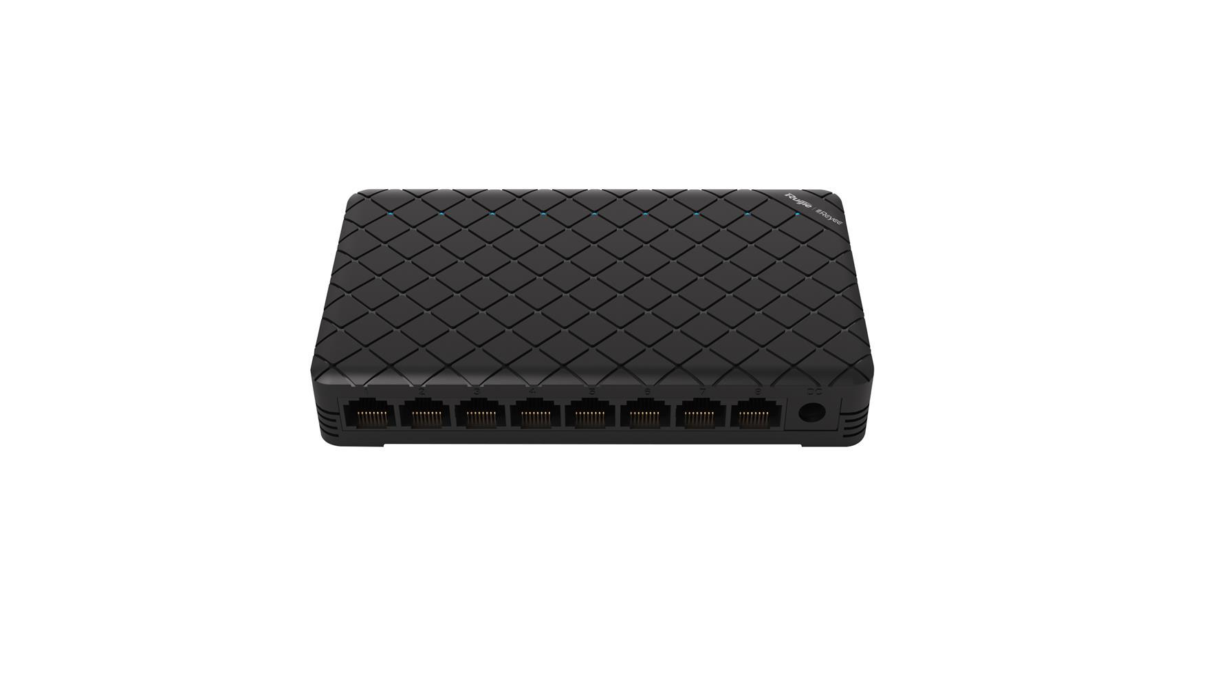 Ruijie Reyee RG-ES08 8 Port 10-100 Mbps Yönetilemez Switch Plastik Kasa