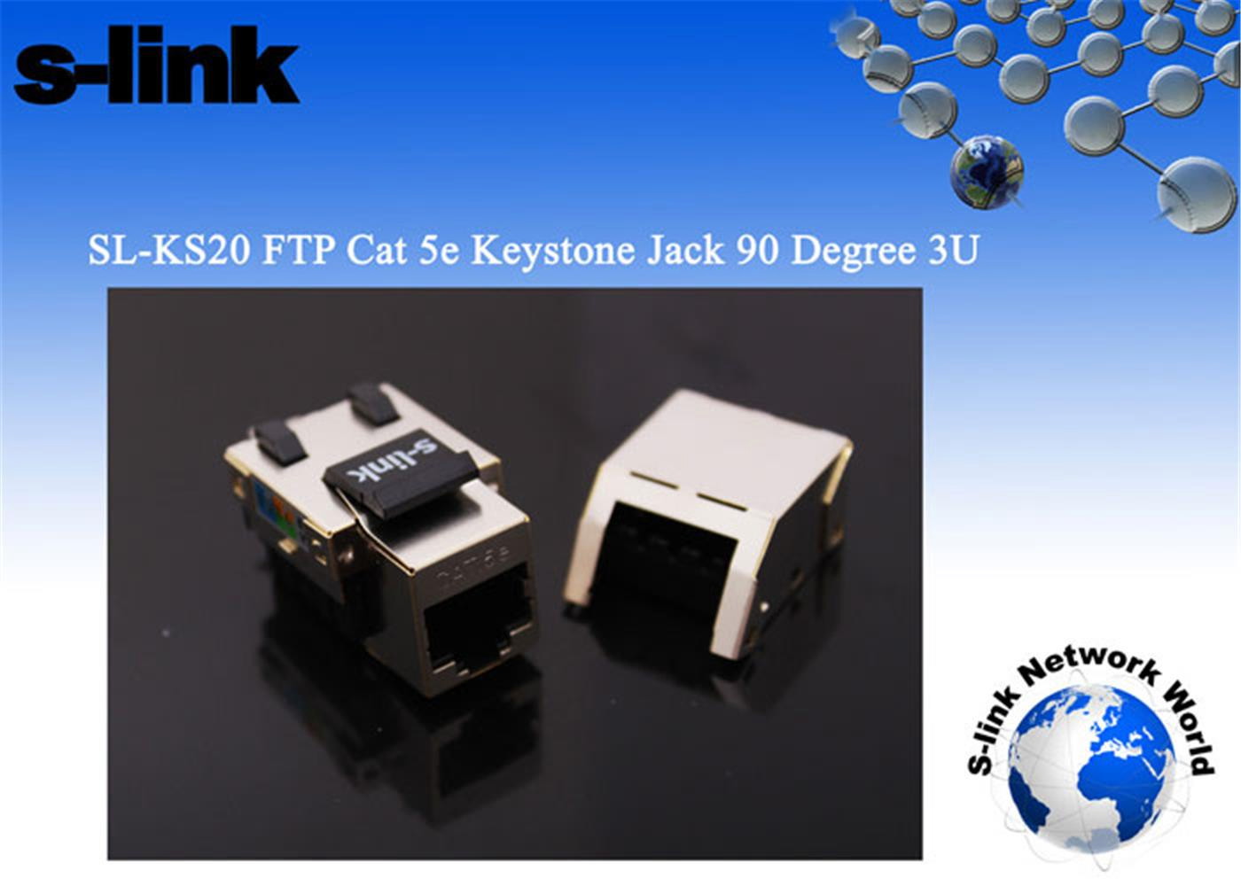 S-link FTP CAT5E Kestone Jack3U 90 Dek