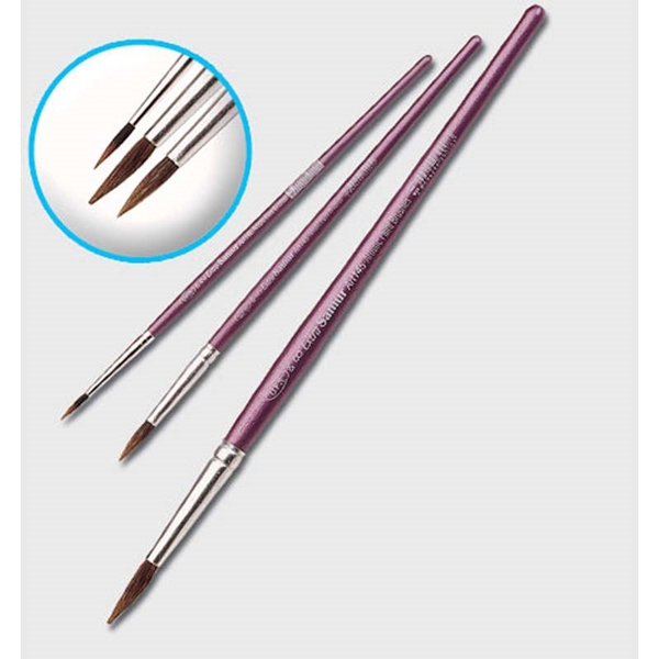 Samur Fırça Sulu Boya Extra Kalem Midilli Kıl No:07 (12 Li Paket)