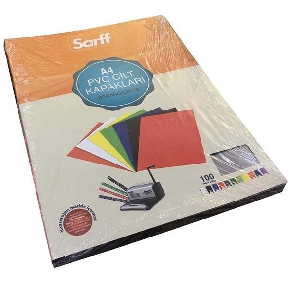 Sarff Cilt Kapağı Plastik Opak A4 160 Micron Şeffaf Buzlu Cilt Kapağı (100 Lü Paket)
