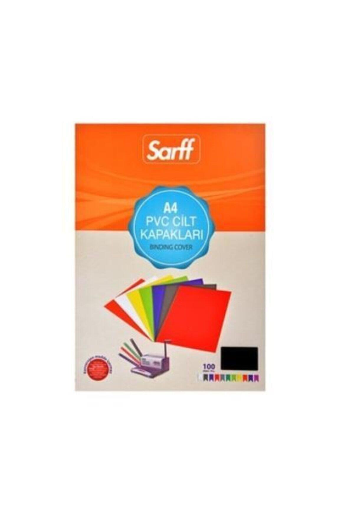 SARFF 15201013 Cilt Kapağı 160 Micron A-4 Siyah x 100 Lü Paket