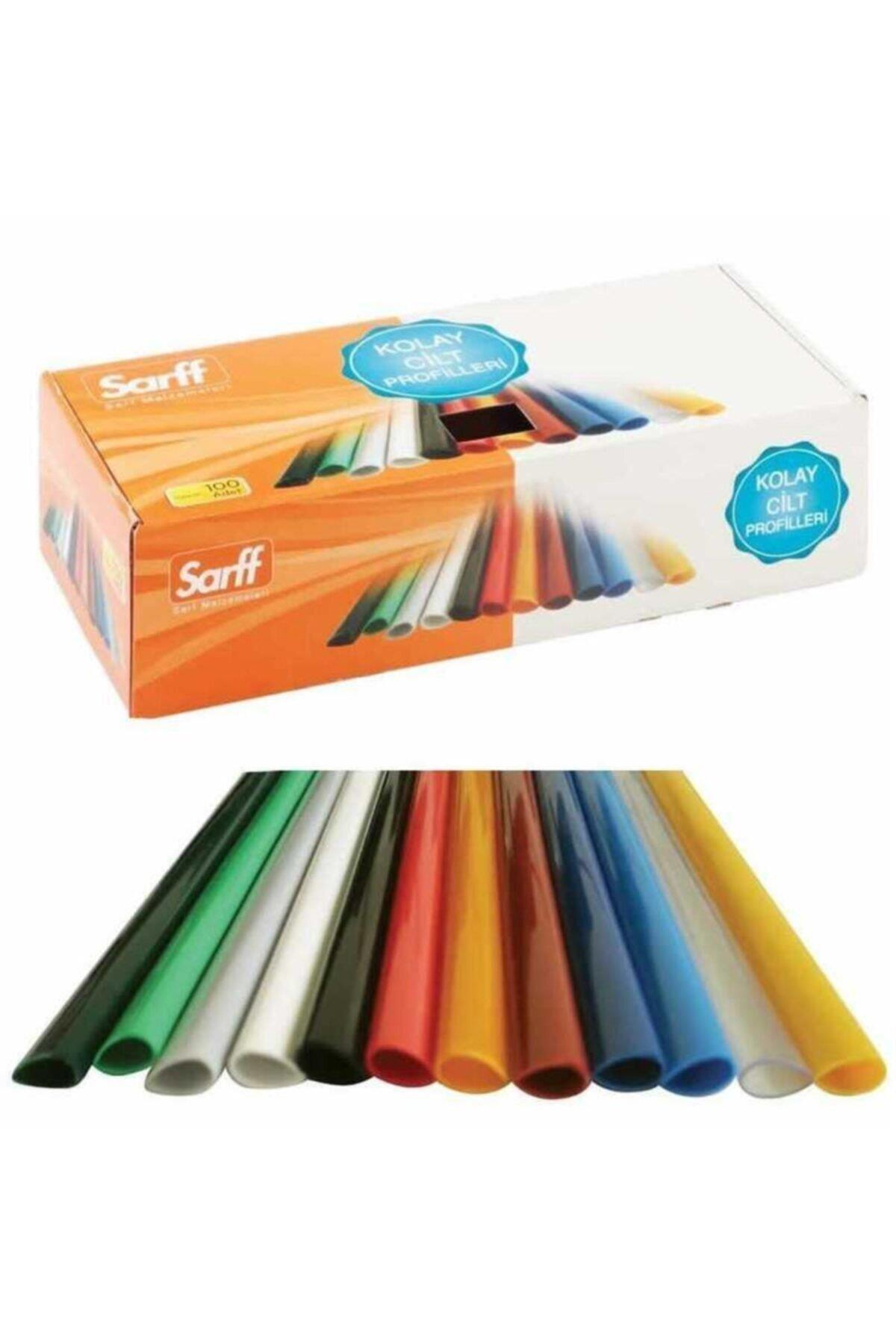 Sarff Profil Sırtlık Plastik Geniş Üçgen 60 Yaprak 15 MM Siyah (100 Lü Paket)