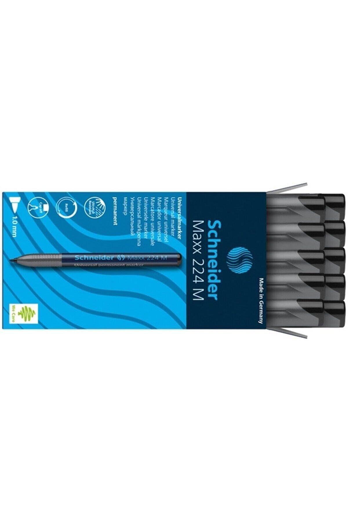 Schneider Asetat Kalemi Permanent M Seri 1.0 MM Siyah (10 Lu Paket)