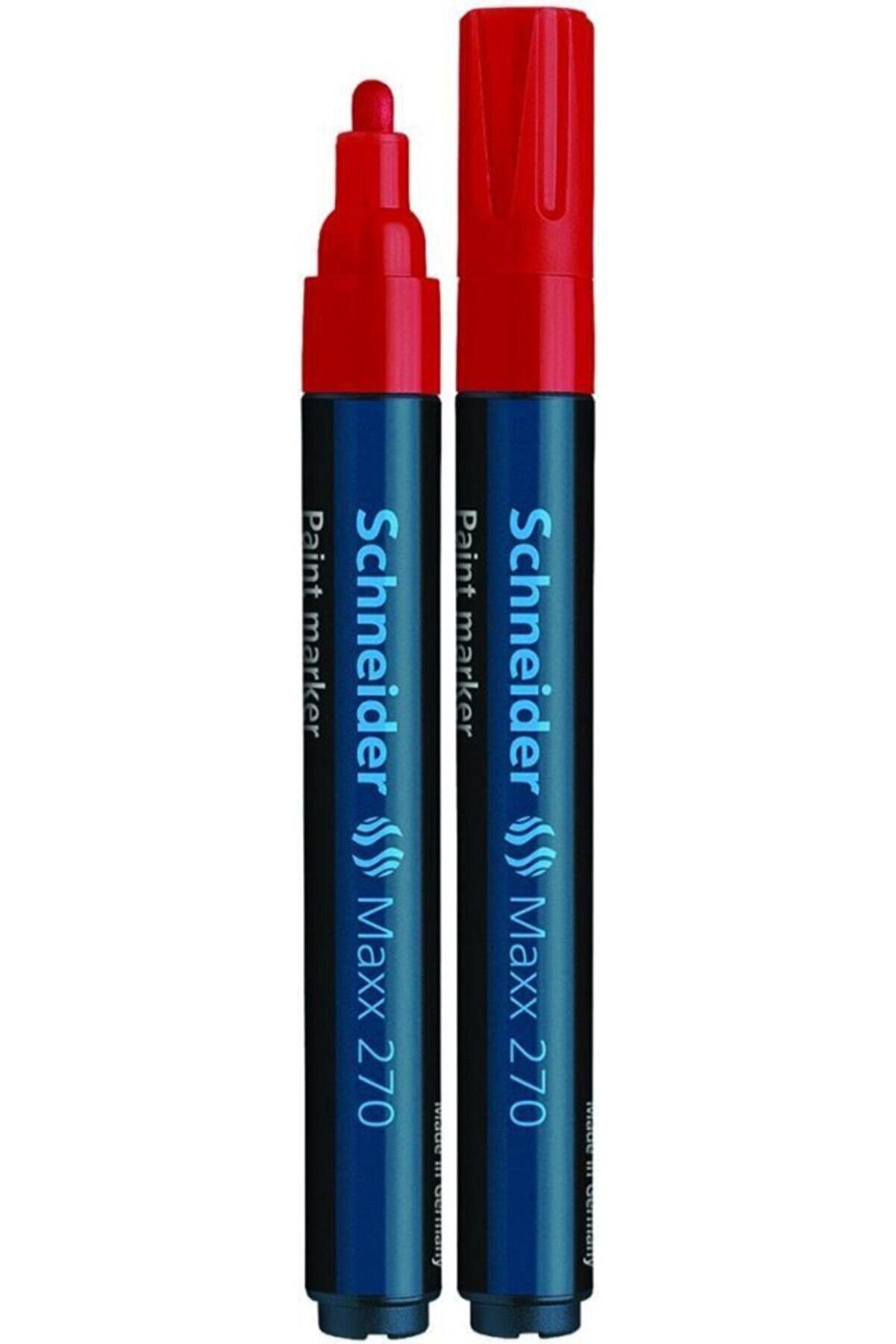 Schneider Permanent Markör Boya Kalemi Maxx 1-3 Mm Kırmızı (10 Lu Paket)