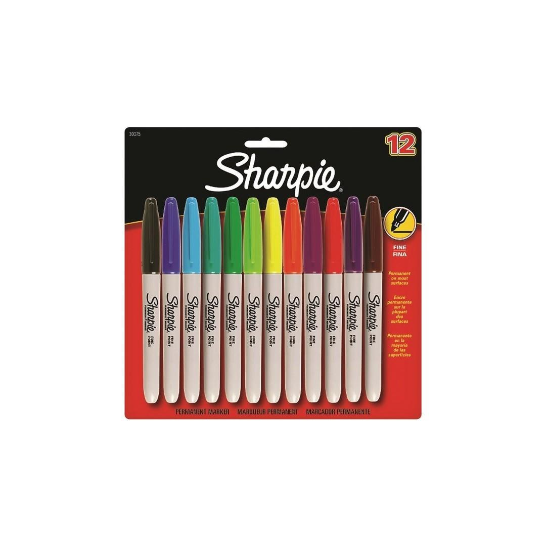 Sharpie Markör Permanent Fine Karışık Renk 12 Lİ 2065404