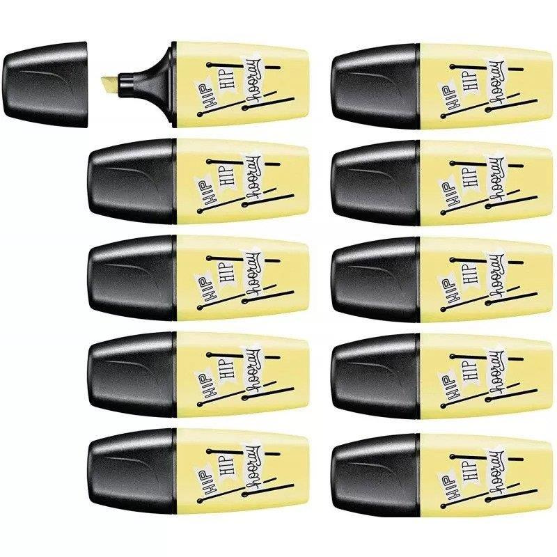Stabilo Boss Mini Pastellove Sarı 2-5 MM Mini Fosforlu Kalem (10 Lu Paket)