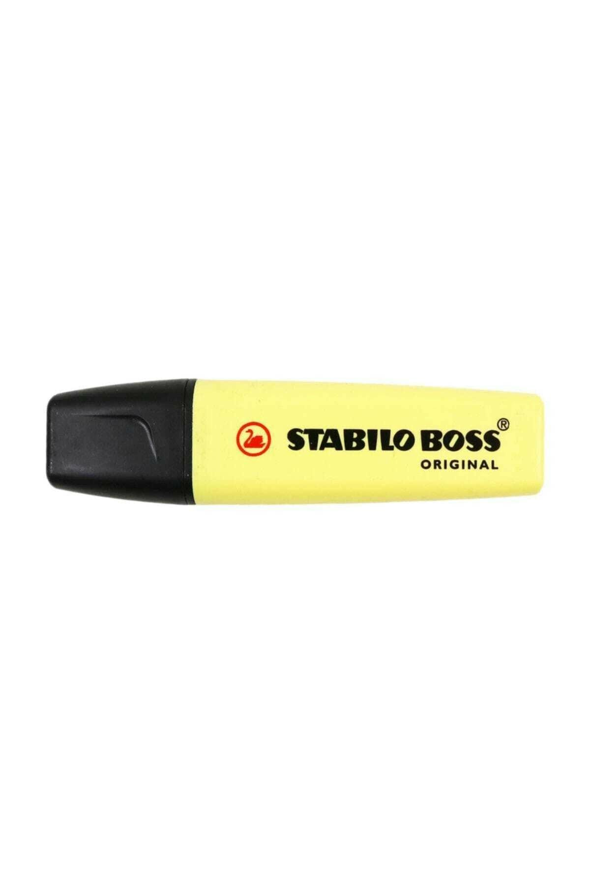 Stabilo Fosforlu Kalem Boss Orıgınal Pastel Sarı 70/144 (10 Lu Paket)