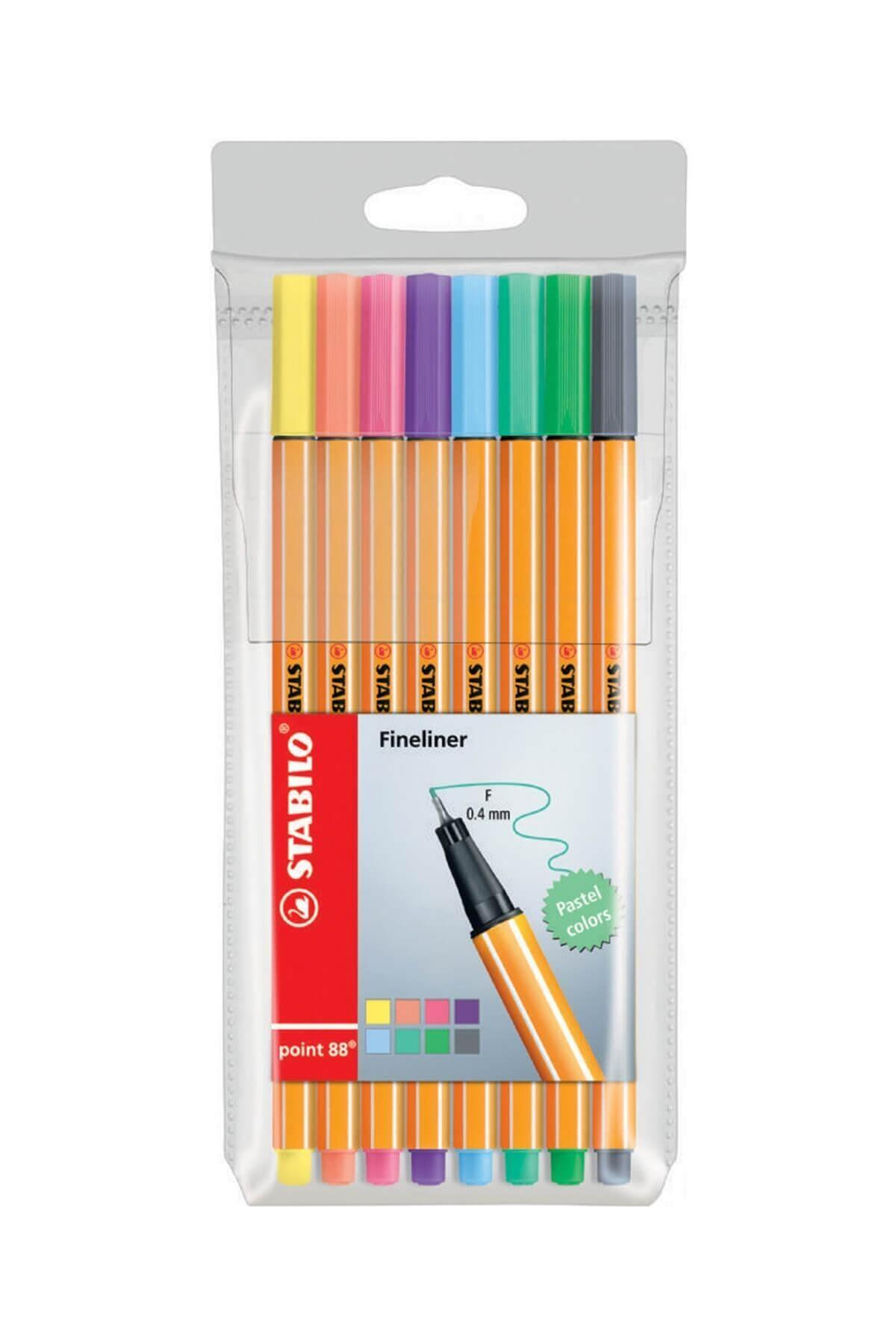 Stabilo Keçe Uç Kalem 88 8 Li Pastel Paket