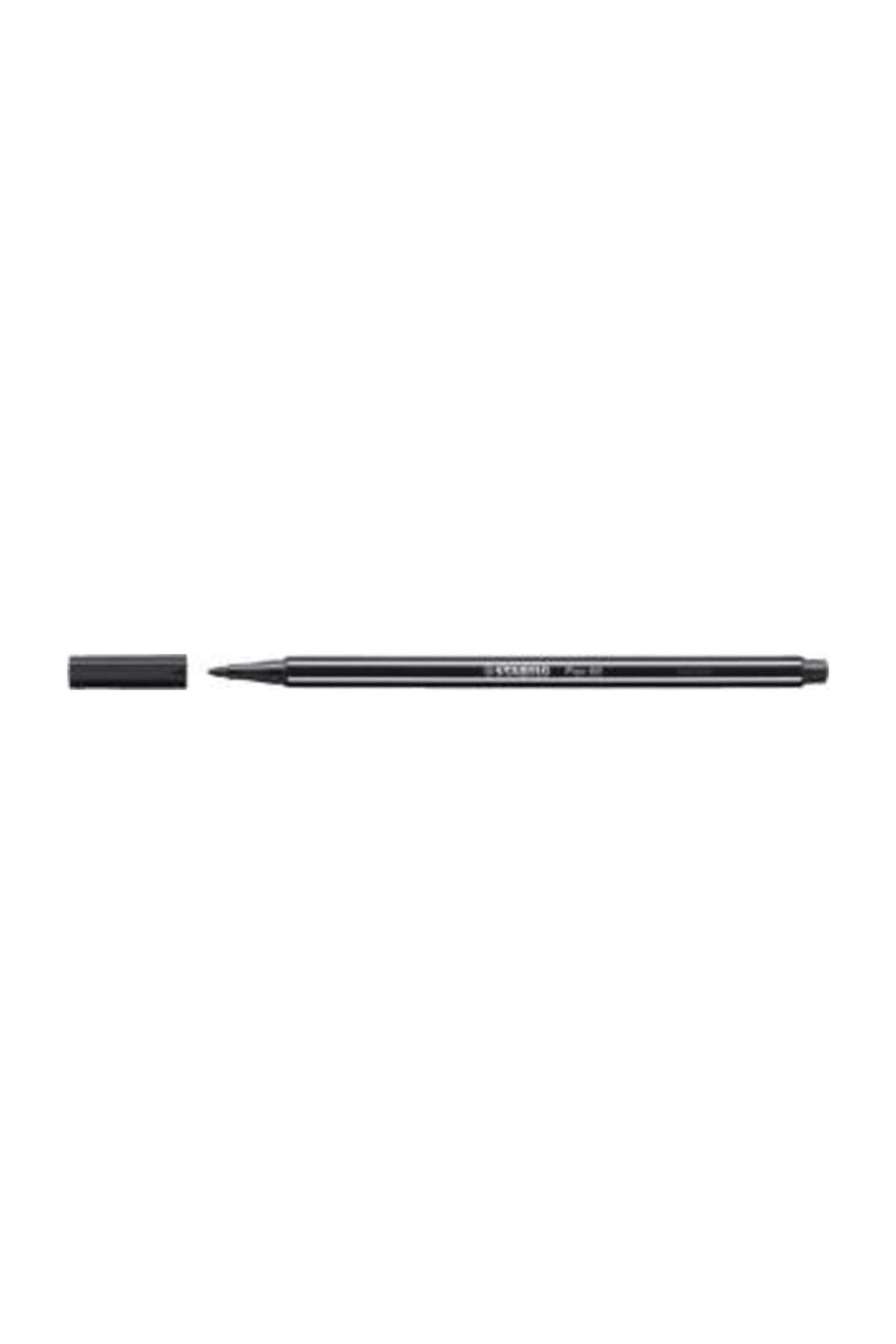 Stabilo Keçe Uçlu Boya Kalemi 1 MM Siyah 68/46 (10 Lu Paket)