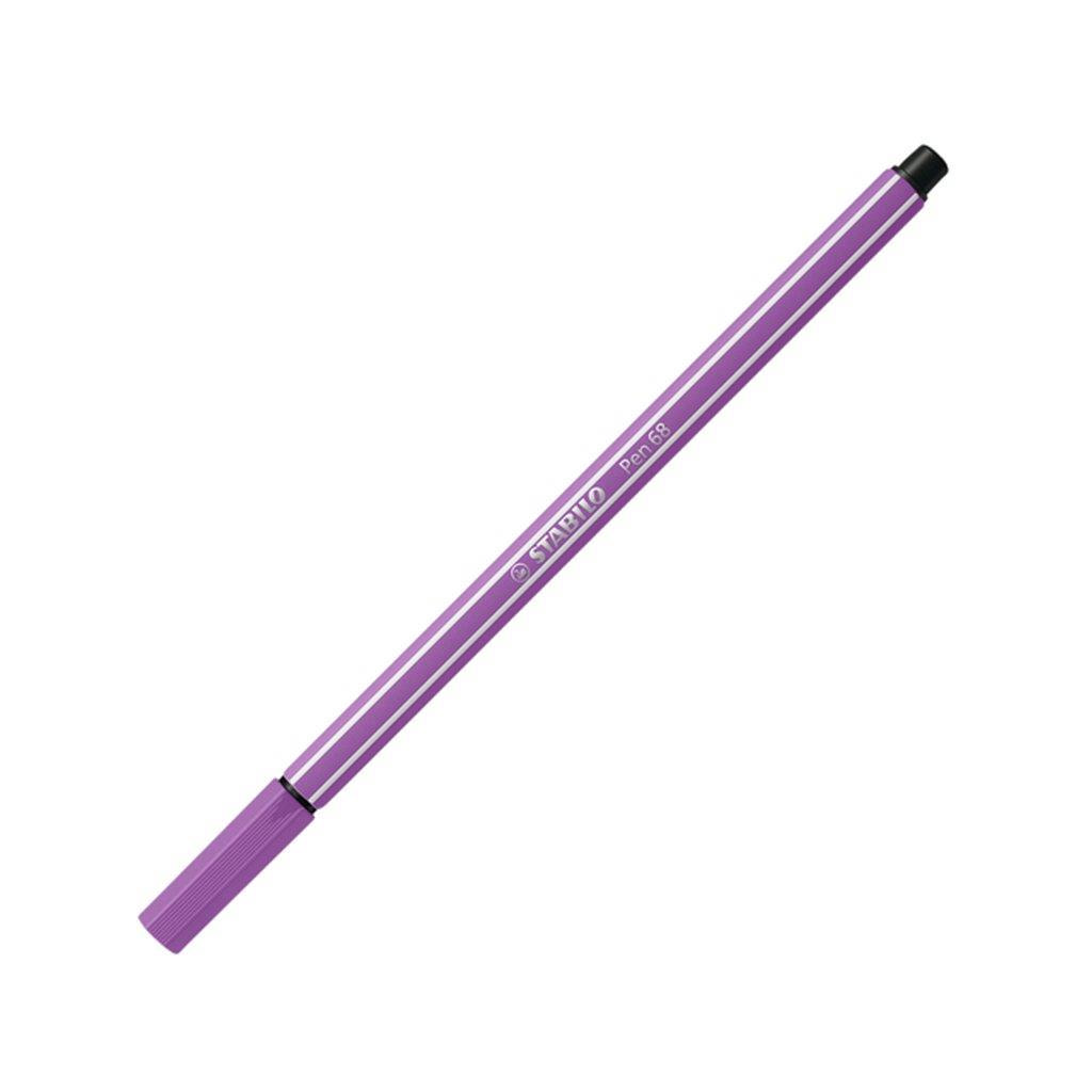 Stabilo Keçe Uçlu Boya Kalemi 1 Mm Erik Moru Keçeli Kalem (10 Lu Paket)