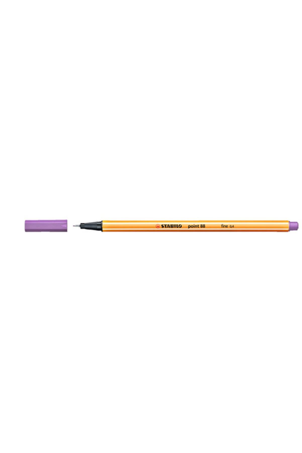 Stabilo Keçe Uçlu İnce Kalem 88 Point 0.4 MM Açık Lila 88/59 (10 Lu Paket)