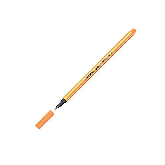 Stabilo Keçe Uçlu İnce Kalem 88 Point 0.4 MM Fosforlu Turuncu 88/054