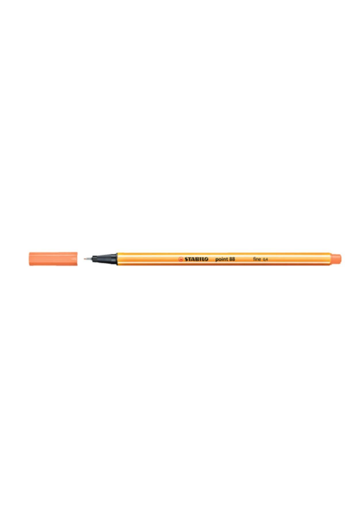 Stabilo Keçe Uçlu İnce Kalem 88 Point 0.4 MM Kayısı 88/26 (10 Lu Paket)