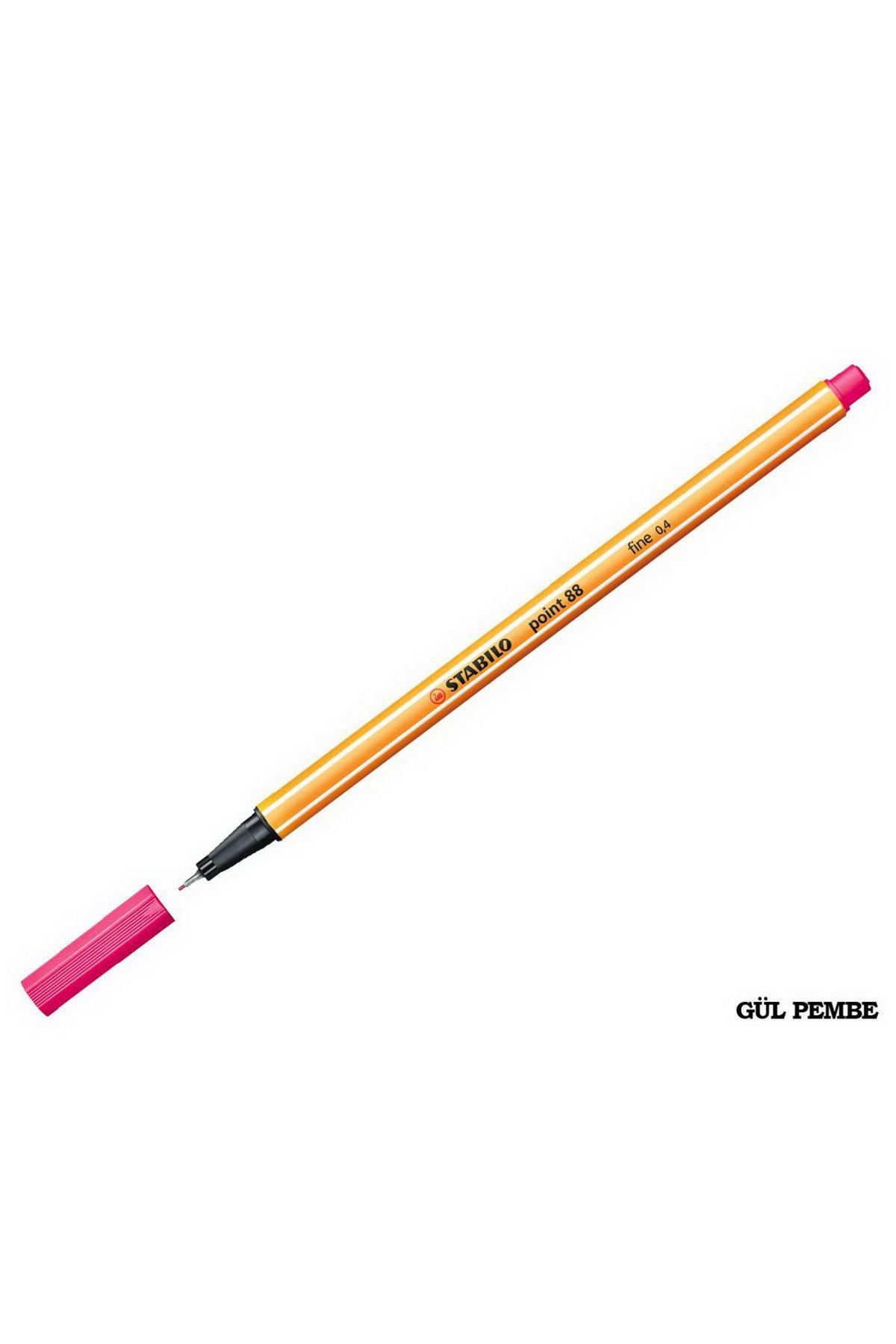 Stabilo Keçe Uçlu İnce Kalem 88 Point 0.4 MM Pembe 88/56