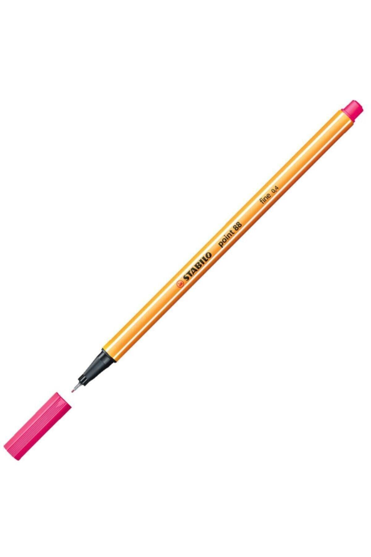 Stabilo Keçe Uçlu İnce Kalem 88 Point 0.4 MM Pembe 88/56 (10 Lu Paket)