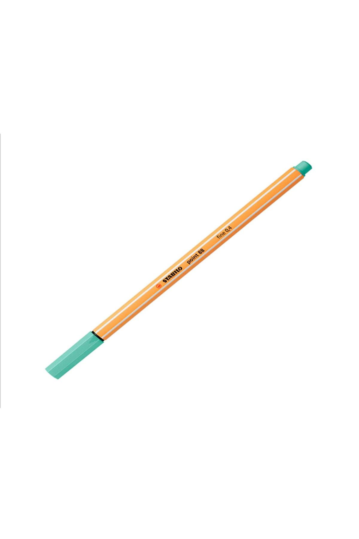 Stabilo 88 Fineliner 0.4 mm İnce Keçe Uçlu Keçeli Kalem Okaliptus 88/12 (10 Lu Paket)