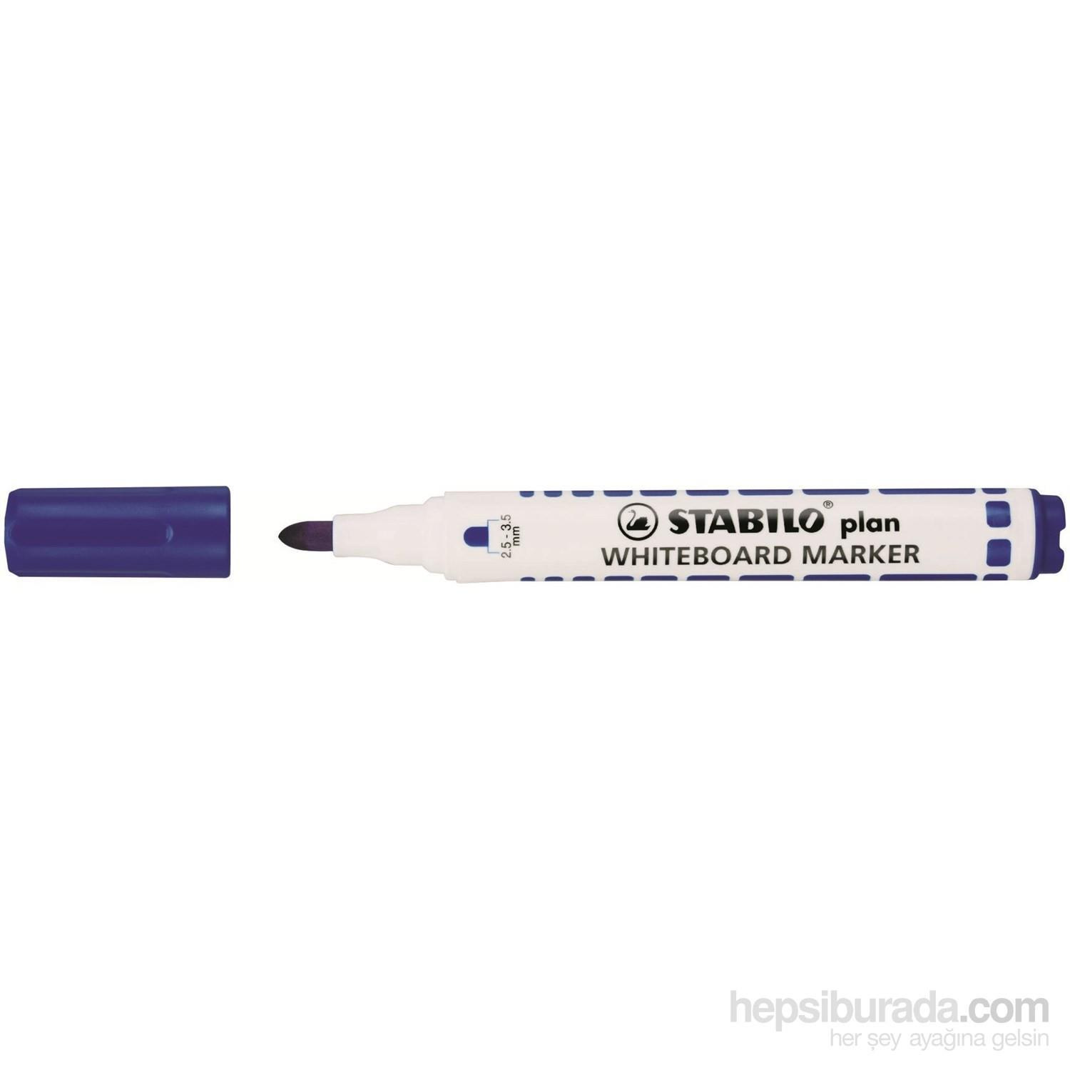 Stabilo Tahta Kalemi Plan Yuvarlak Uçlu 2.5-3.5 MM Mavi 641/41
