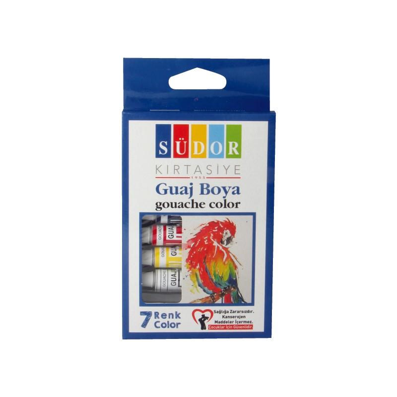 Südor SD571 Guaj Boya Tüp 8.5 ML x 7 Renk
