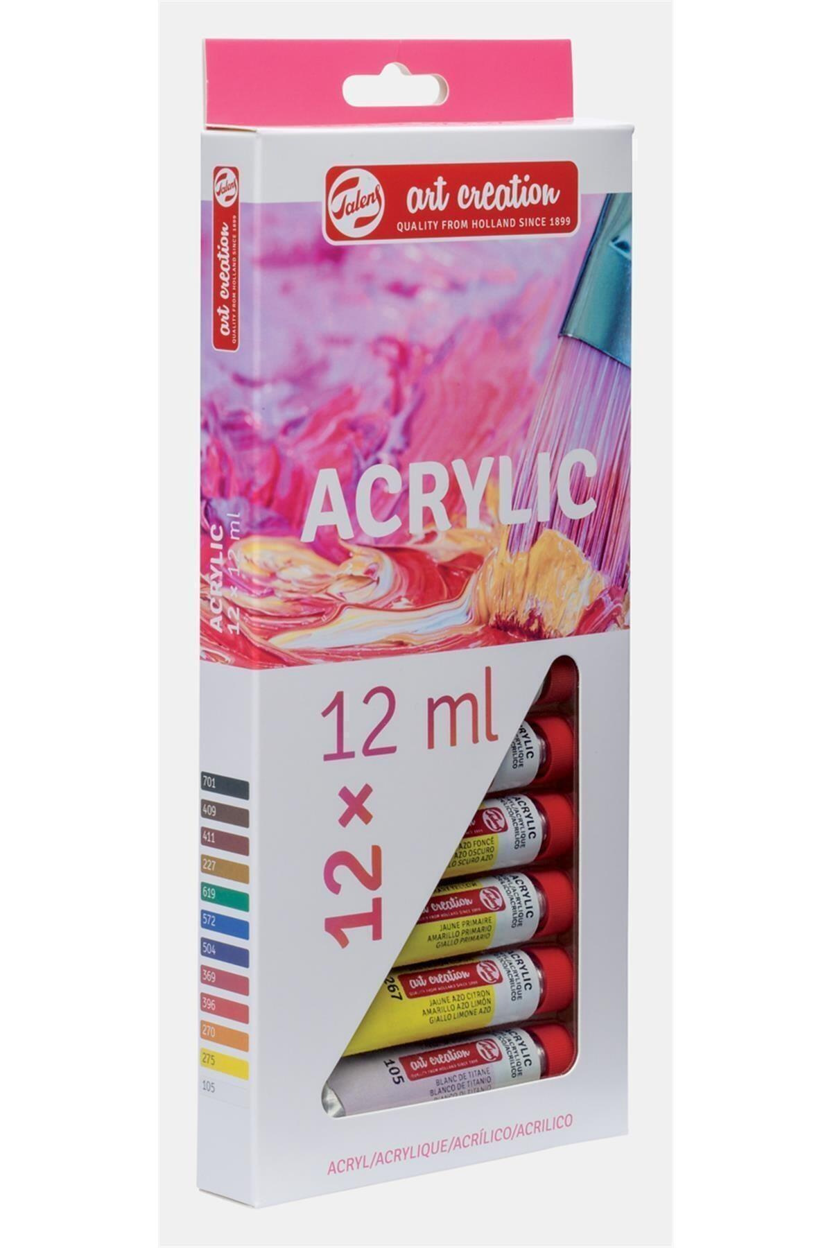 Talens Akrilik Boya Tac 12 Lİ 12 ML 9021712M