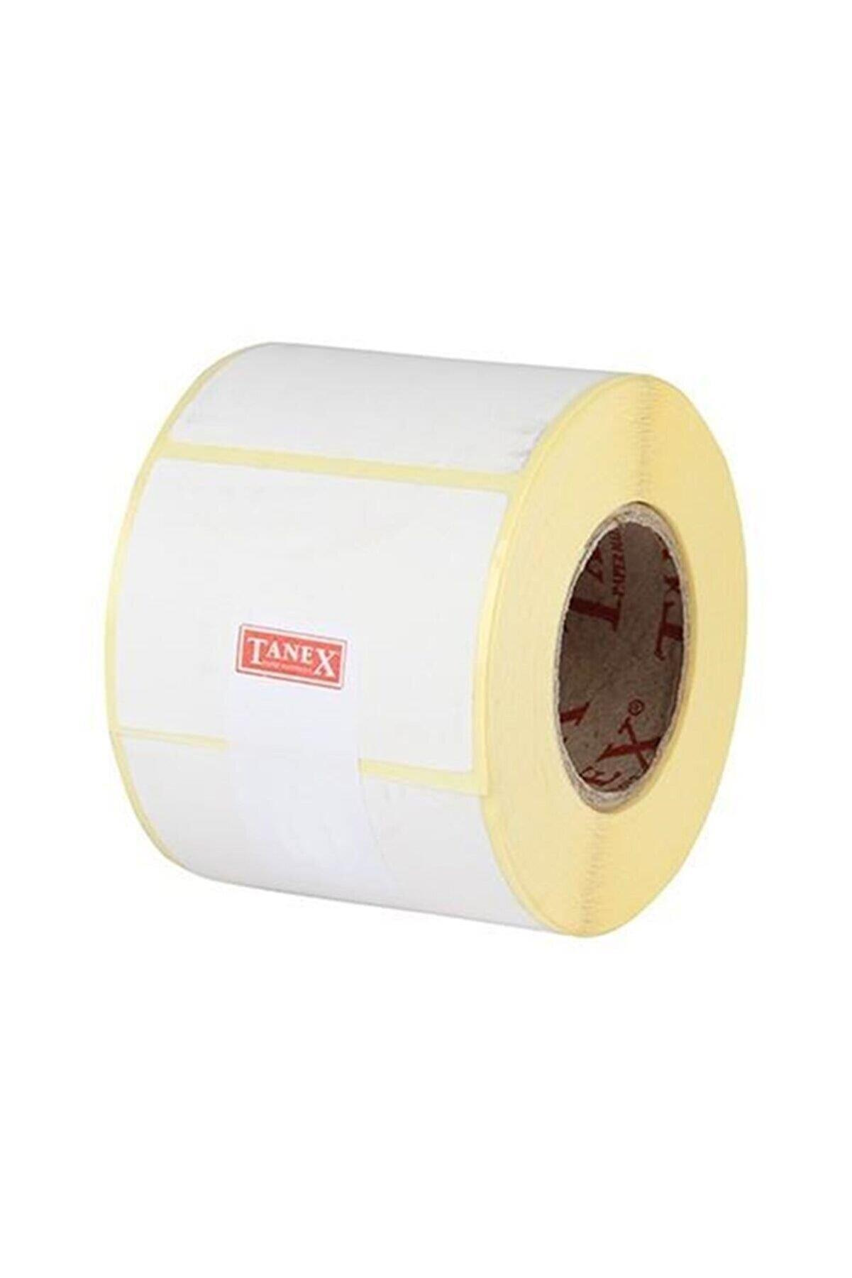 Tanex Barkod Etiketi Termal Eco 60x30 MM 40 MM Çap 1000 Lİ 1 Adet