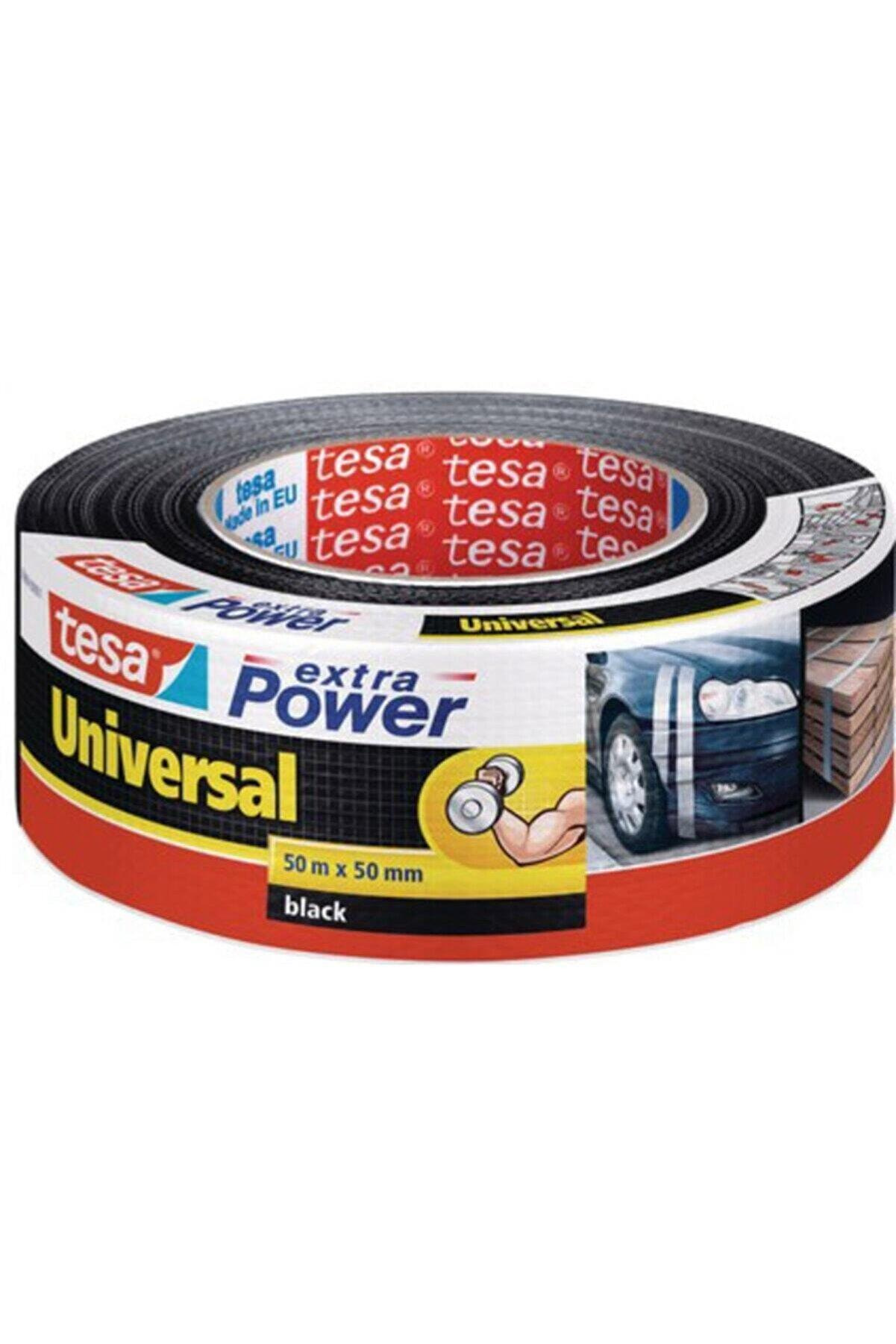 Tesa Bant Power Extra Güçlü Çok Amaçlı Siyah Extra Power Çok Amaçlı Bant 50 mm x 50 Metre