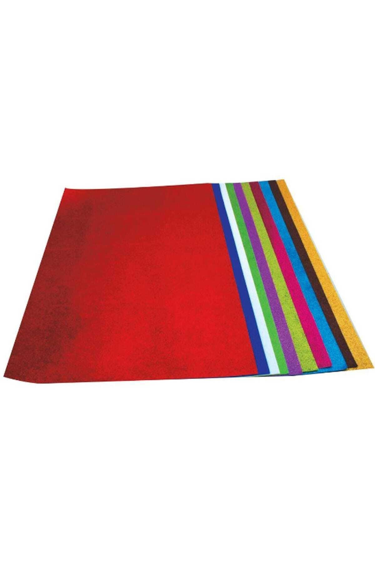 Ticon Fon Kartonu Simli 50 x 70 Cm Simli Koyu Mavi Fon Kartonu (10 Lu Paket)