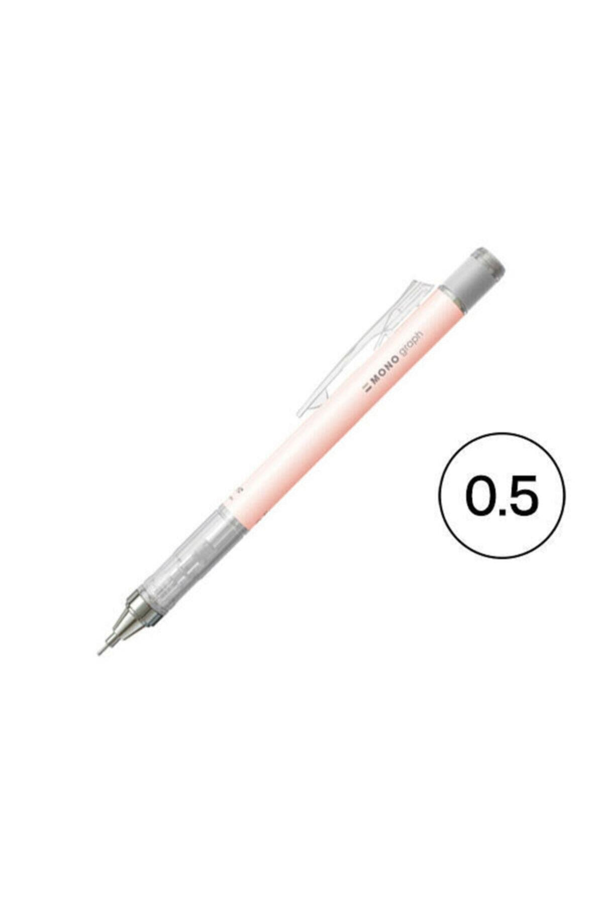 Tombow 136D Mono Graph Pastel Mercan Pembe Versatil Kaleml 0.5mm Blisterli