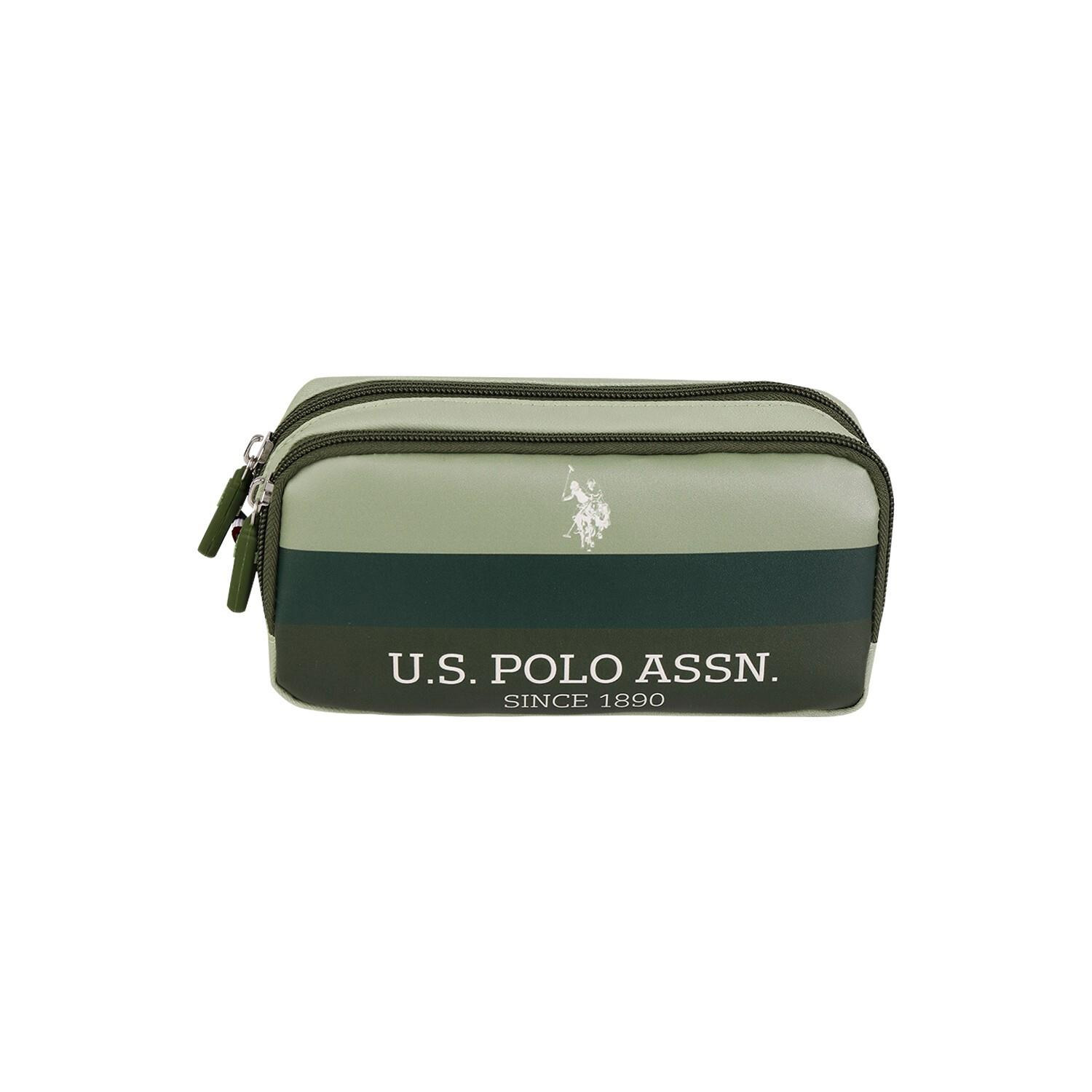 U.S Polo Kalem Çantası 2 Bölmeli Kalemlik Kalem Kutusu