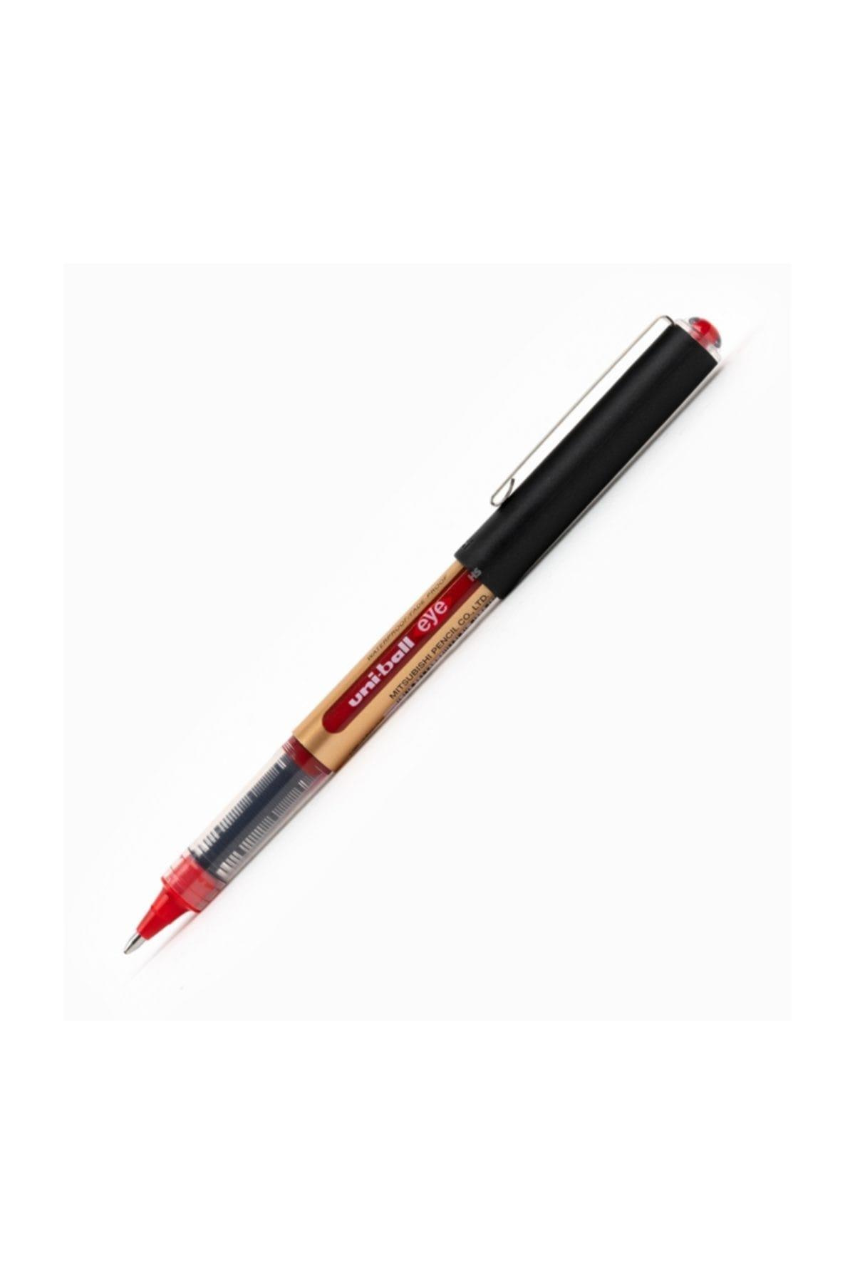Uni-Ball Roller Kalem 10 Eye Broad Jel Bilye Uç İmza Kalemi 1.0 MM Kırmızı UB-150
