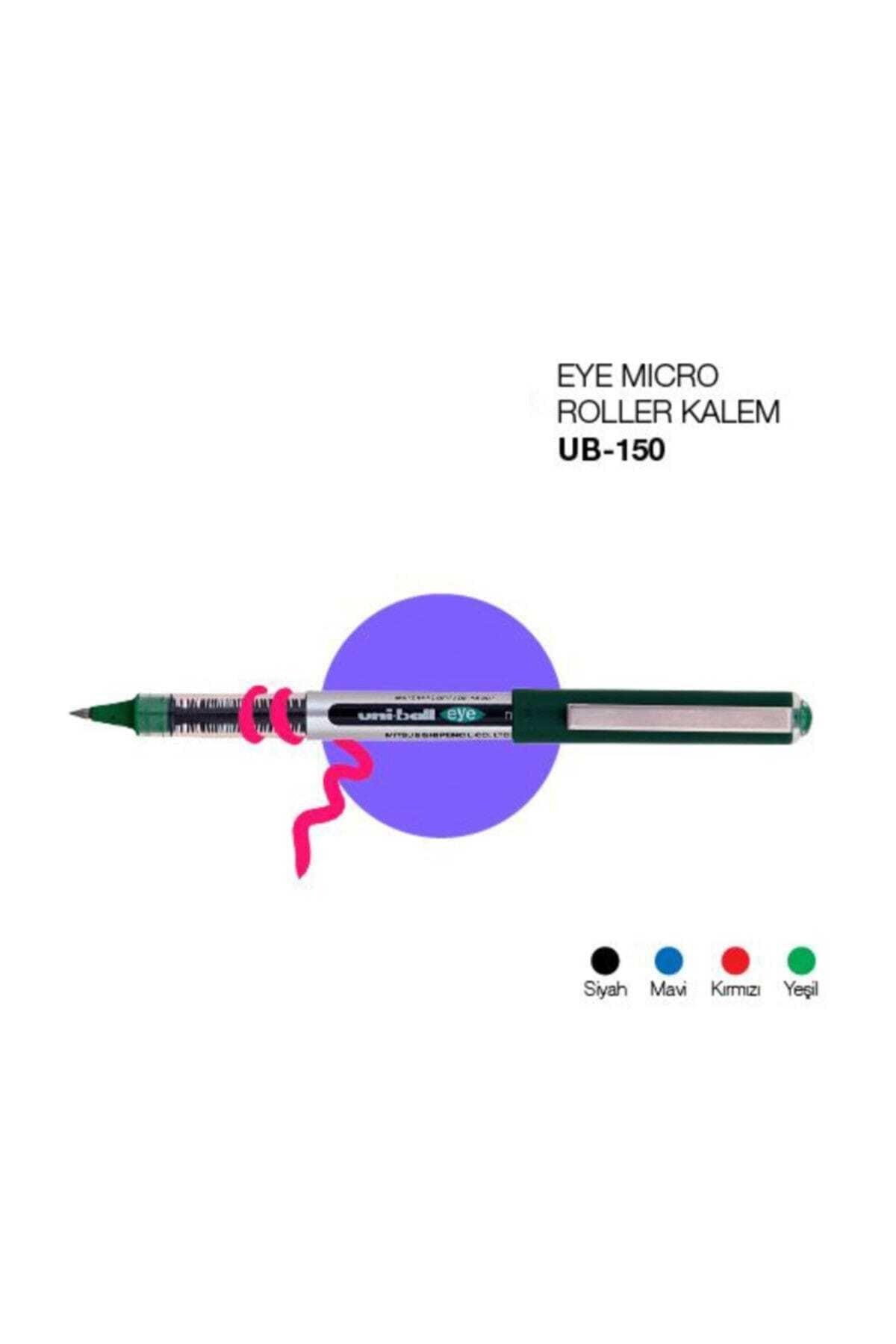 Uni-Ball Roller Kalem Eye Micro Bilye Uç 0.5 MM Yeşil UB-150