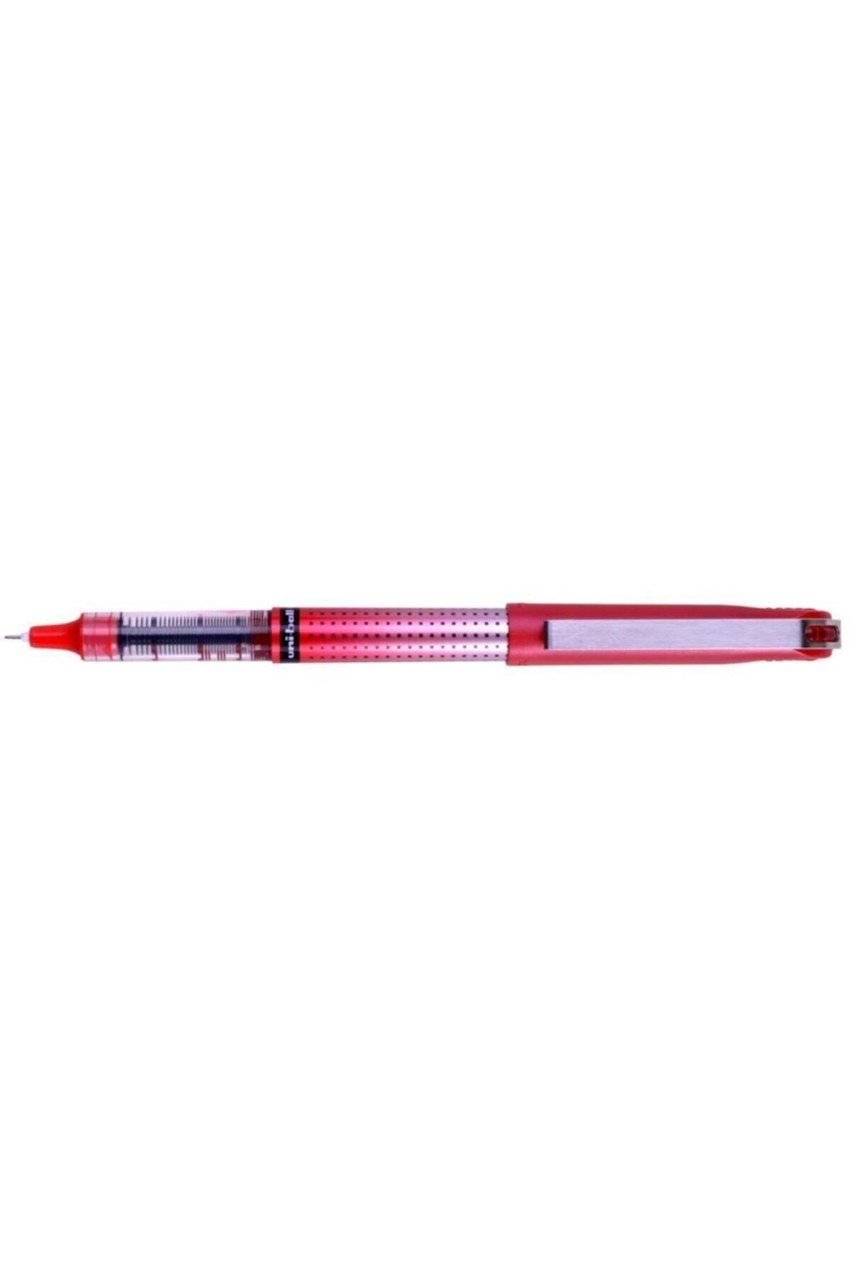 Uni-Ball Roller Kalem Eye Needle İğne Uçlu 0.5 MM Kırmızı Roller Kalem (12 Li Paket)