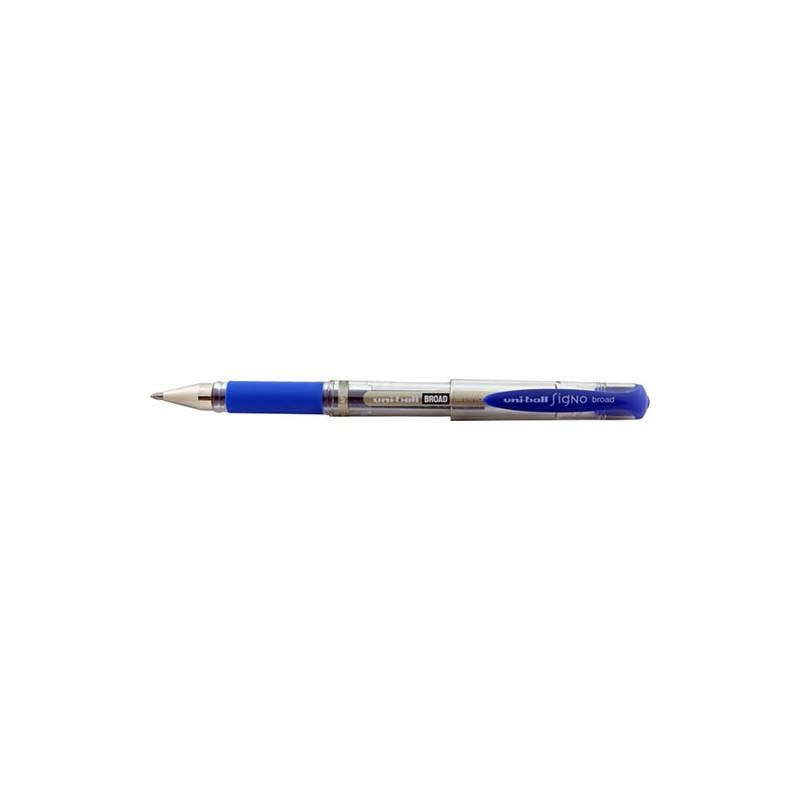 Uni-Ball Roller Kalem Signo Broad Jel Bilye Uç İmza Kalemi 1.0 MM Mavi Siyah UM-153