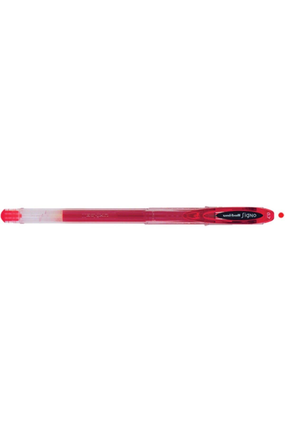 Uni-Ball Roller Kalem Signo Jel 0.7 MM Kırmızı Roller Kalem (12 Li Paket)
