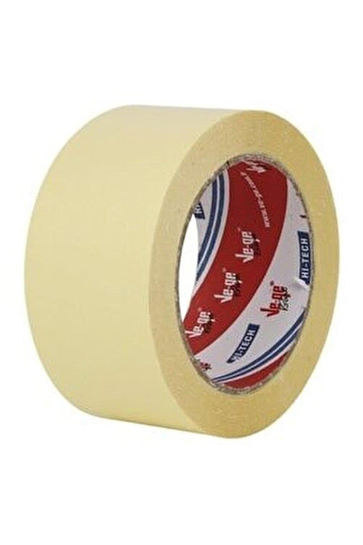 Ve-Ge Krepe Maskeleme Bantı 36 MM x 30 Metre Bej